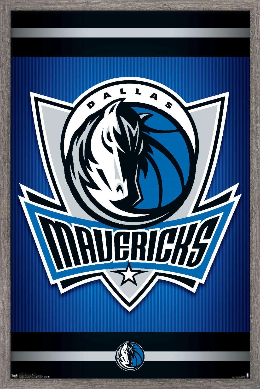 Dallas Mavericks Logo - NBA Dallas Mavericks - Logo 14 14x22 Poster | eBay