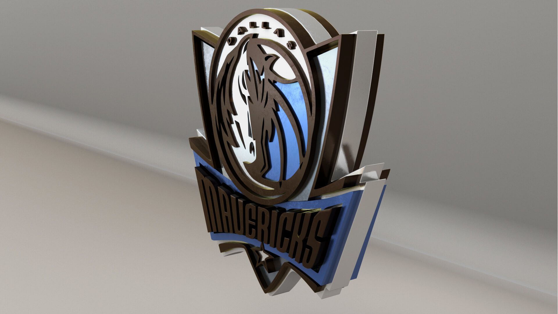 Dallas Mavericks Logo - NBA Dallas Mavericks Logo - 3D Model by guimart