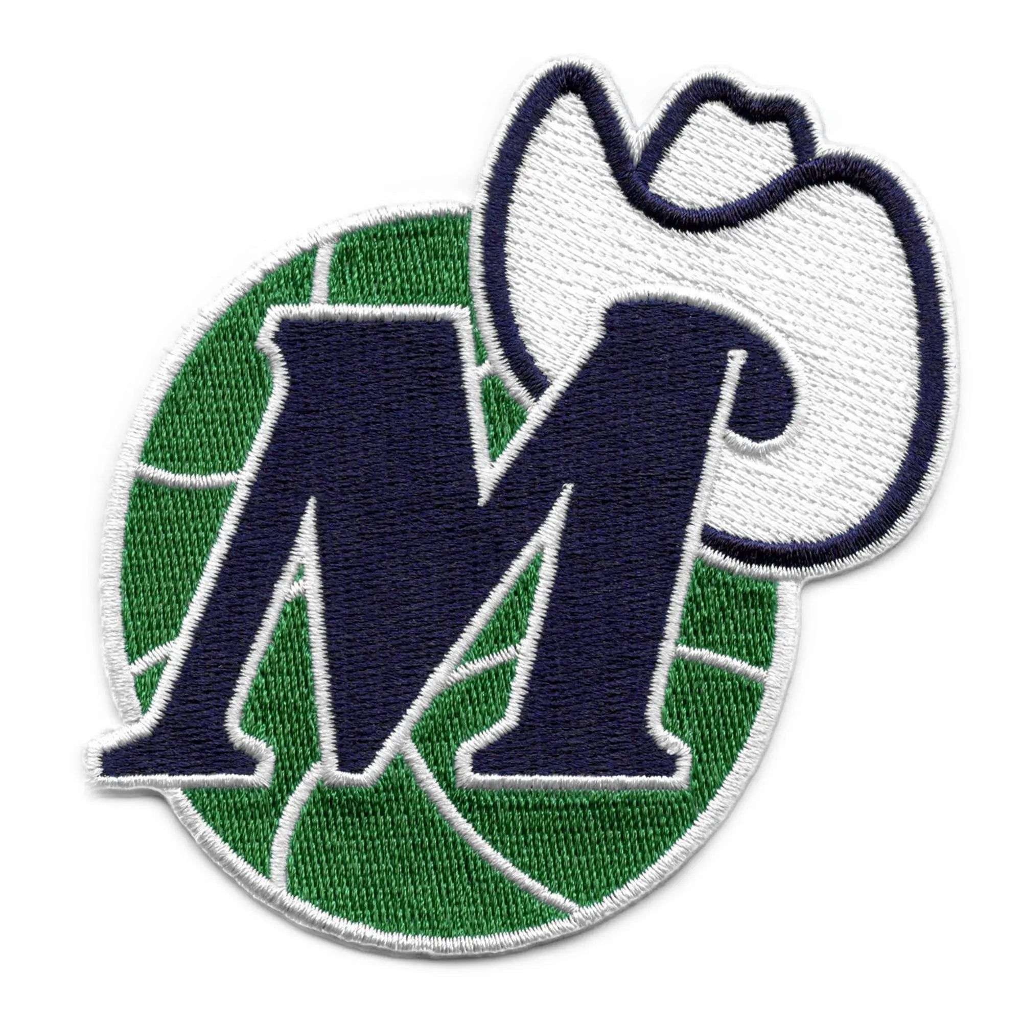 Dallas Mavericks Logo - Dallas Mavericks Patch Hardwood Classic Alternate Logo Embroidered Iron On