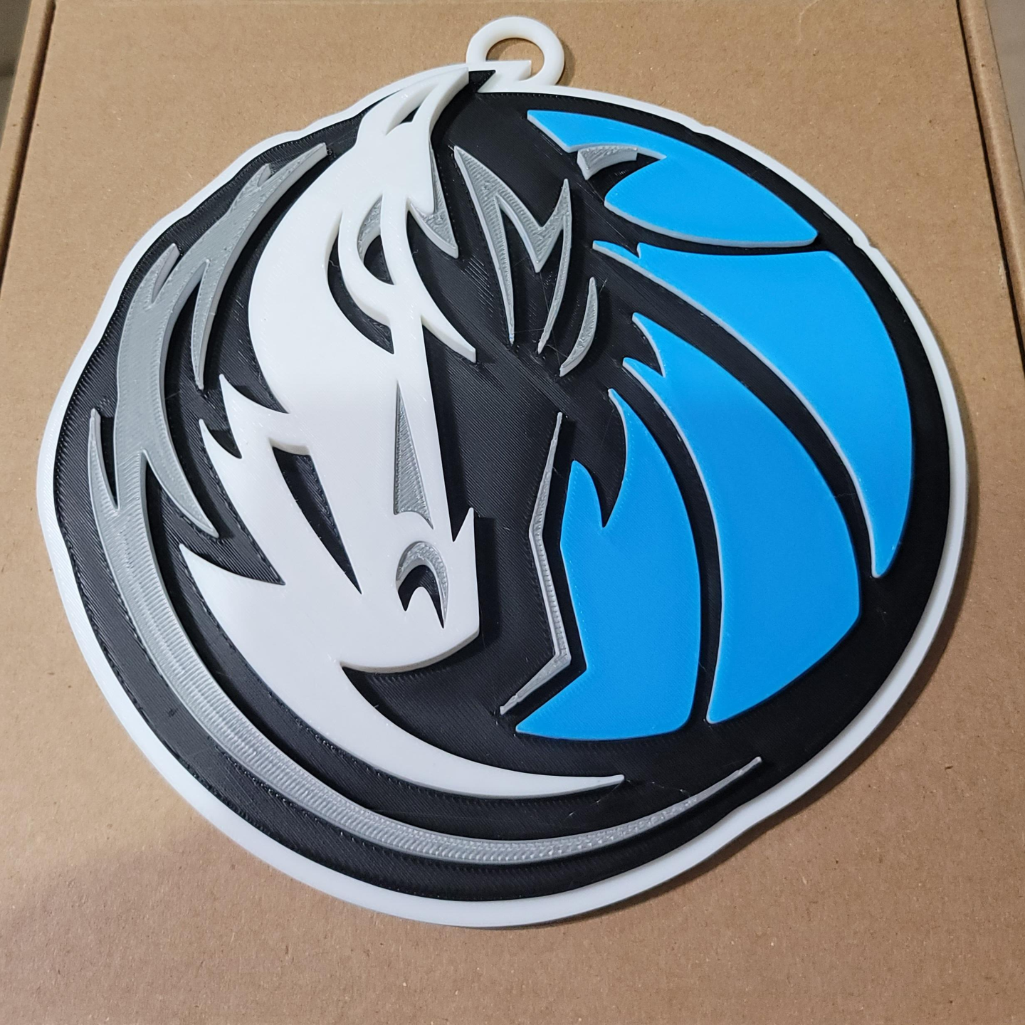 Dallas Mavericks Logo - DALLAS MAVERICKS 3D Logo 180mm series - Free 3D Print Model - MakerWorld