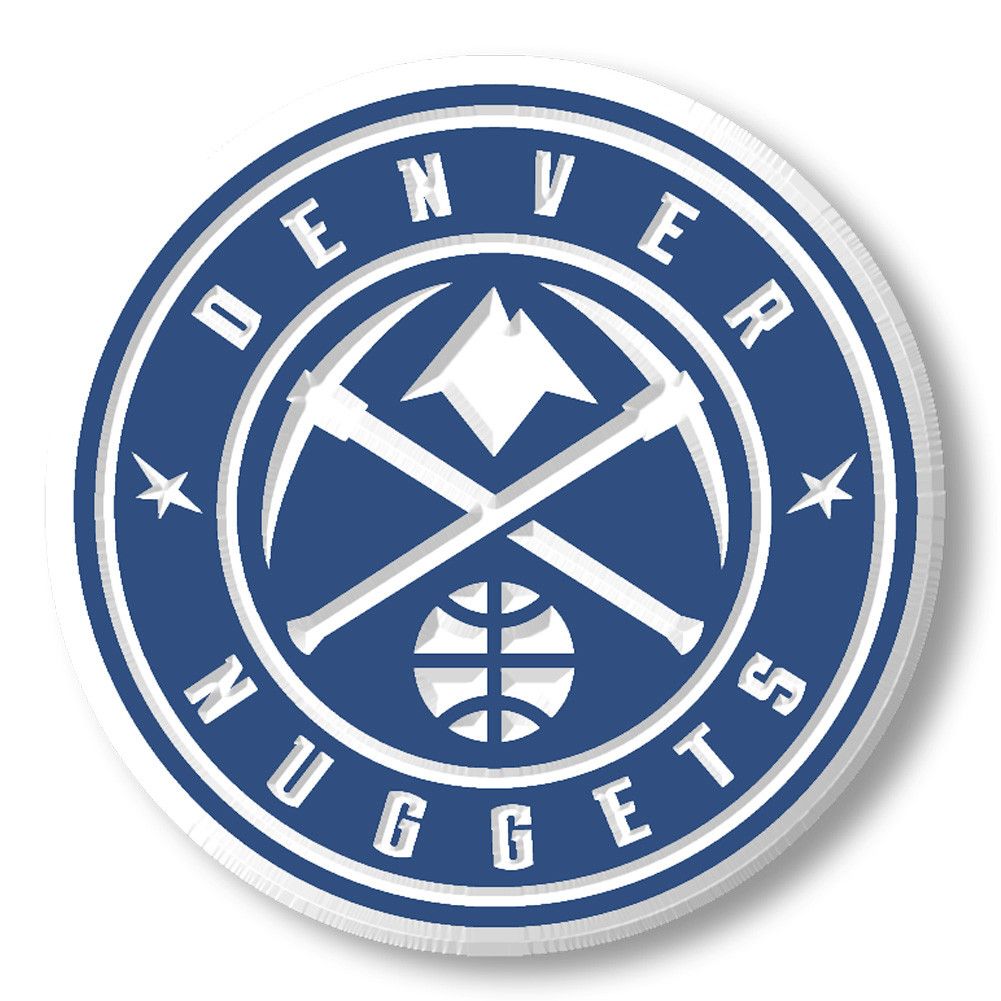 Denver Nuggets Logo - Denver Nuggets Logo by Classic Magnets, 2.2