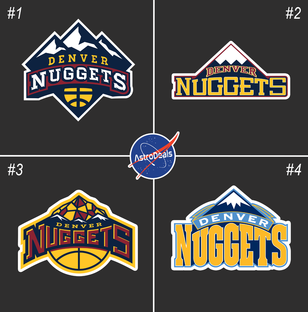 Denver Nuggets Logo - Denver Nuggets Basketball Team Logo NBA Sticker Decal Vinyl *Size: 3