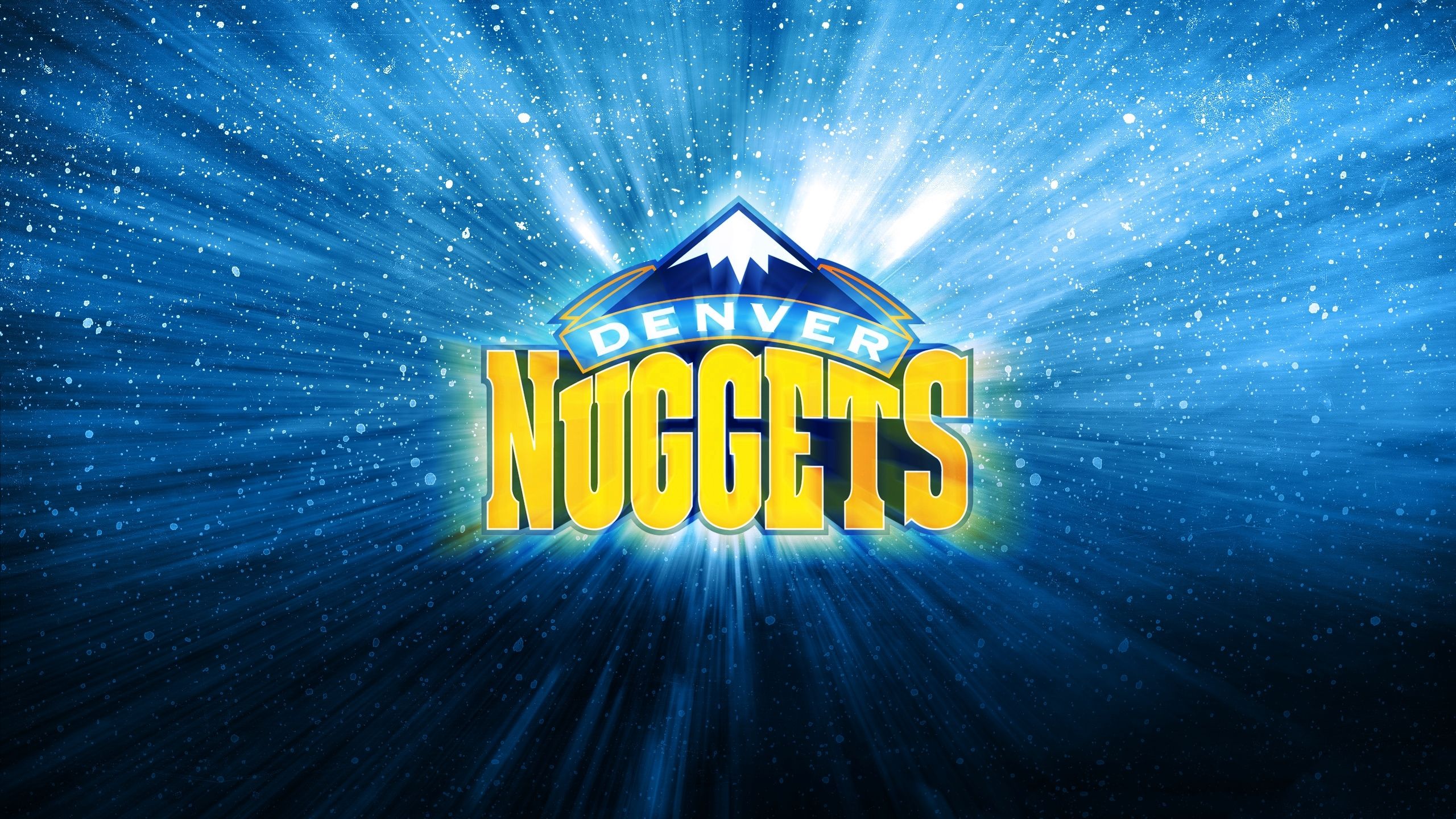 Denver Nuggets Logo - Wallpaper blue, background, sport, logo, Basketball, Denver, Nuggets, Denver  Nuggets for mobile and desktop, section спорт, resolution 2560x1440 -  download