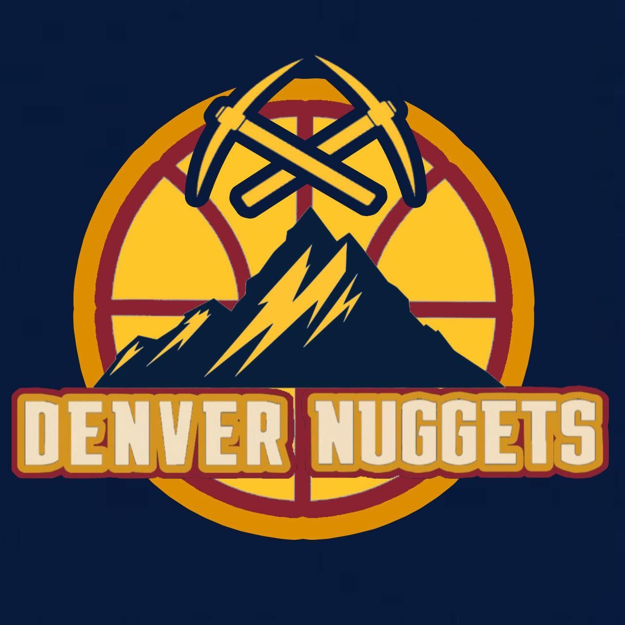 Denver Nuggets Logo - Redesigned The Denver Nuggets Logo (Rate 1-10) : r/NBATalk