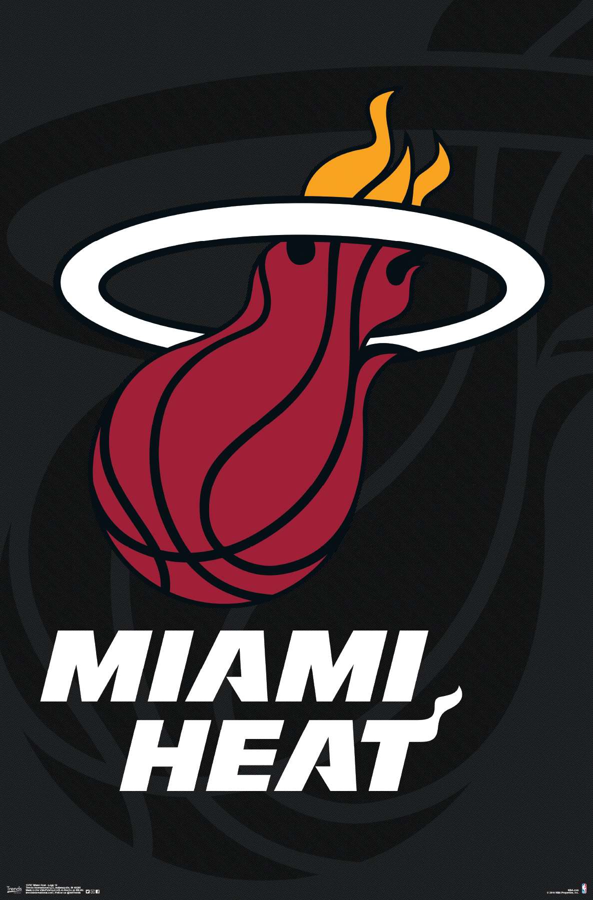 Miami Heat Logo - NBA Miami Heat - Logo Poster | eBay
