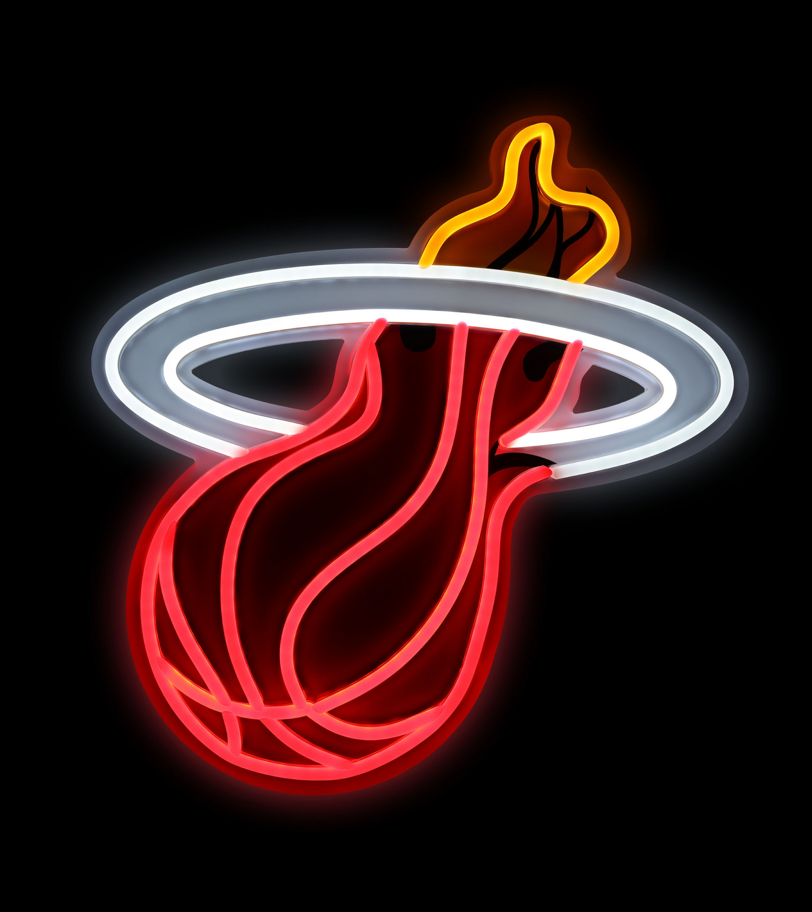 Miami Heat Logo - Miami HEAT Logo LED Neon Sign |Miami HEAT| Novelties
