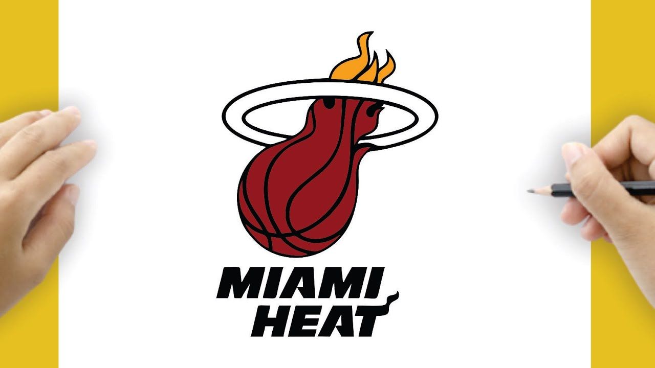 Miami Heat Logo - Learn How to Draw the Miami Heat Logo - Step-by-Step Tutorial | NBA Team