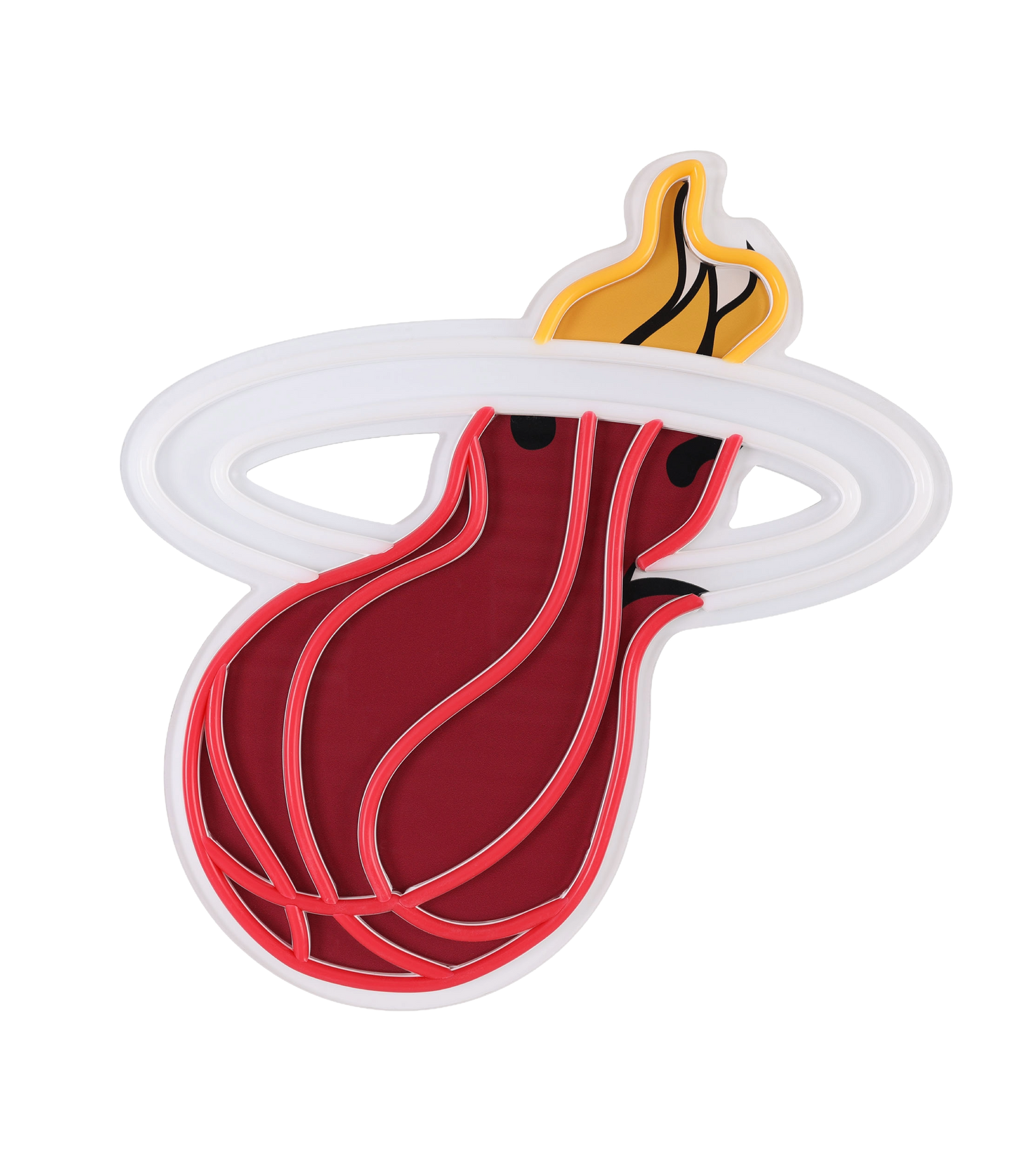 Miami Heat Logo - Miami HEAT Logo LED Neon Sign |Miami HEAT| Novelties