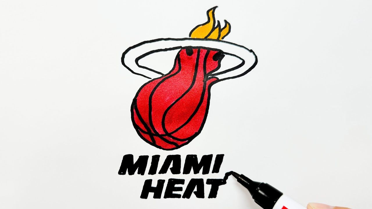 Miami Heat Logo - How to Draw the Miami Heat Logo