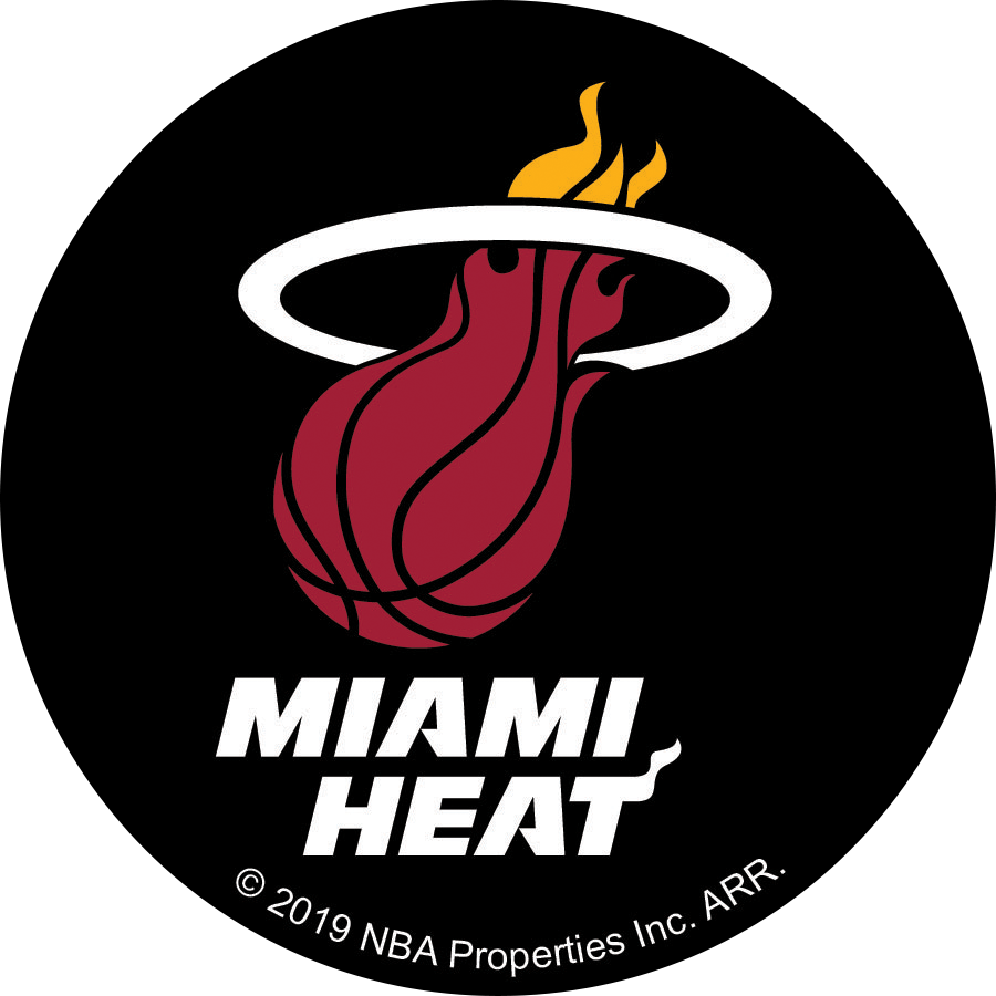 Miami Heat Logo - Logo Miami Heat Shop Miami Heat: Basketball Modern Disc Wall Sign