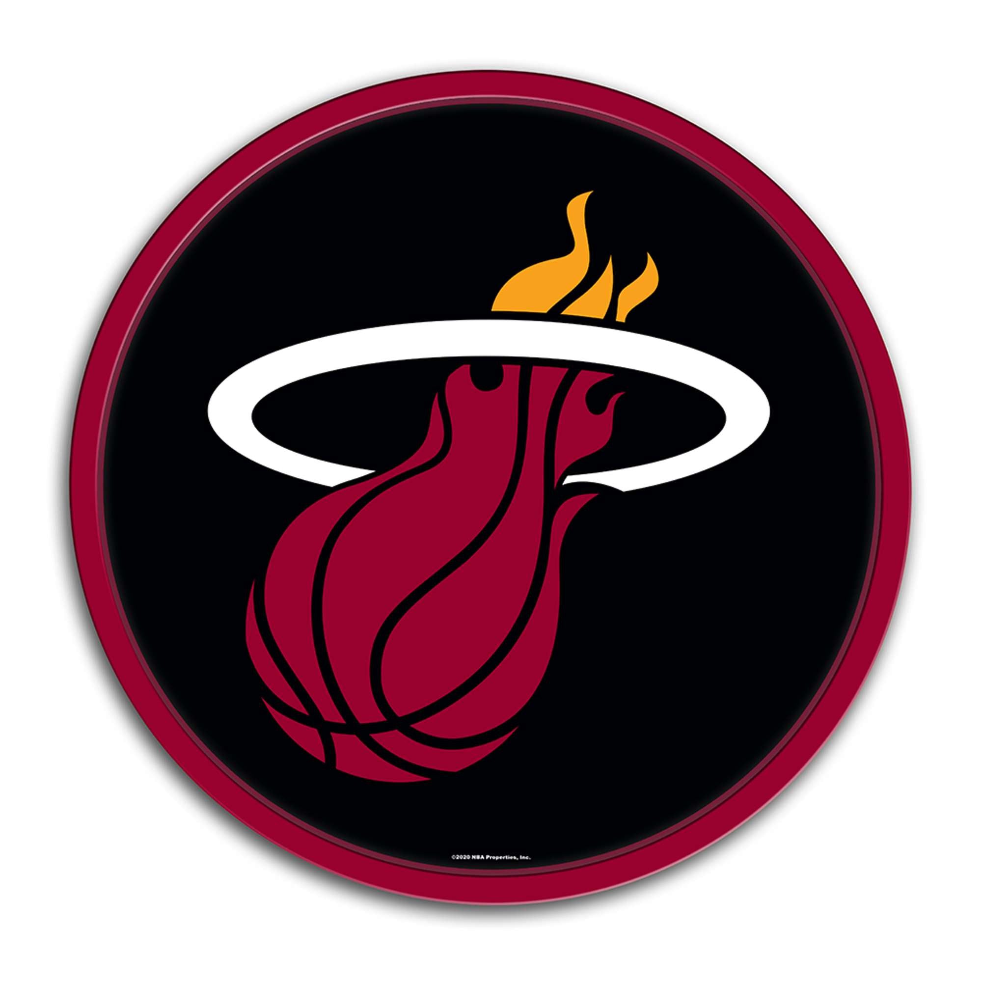 Miami Heat Logo - Miami Heat: Modern Disc Wall Sign
