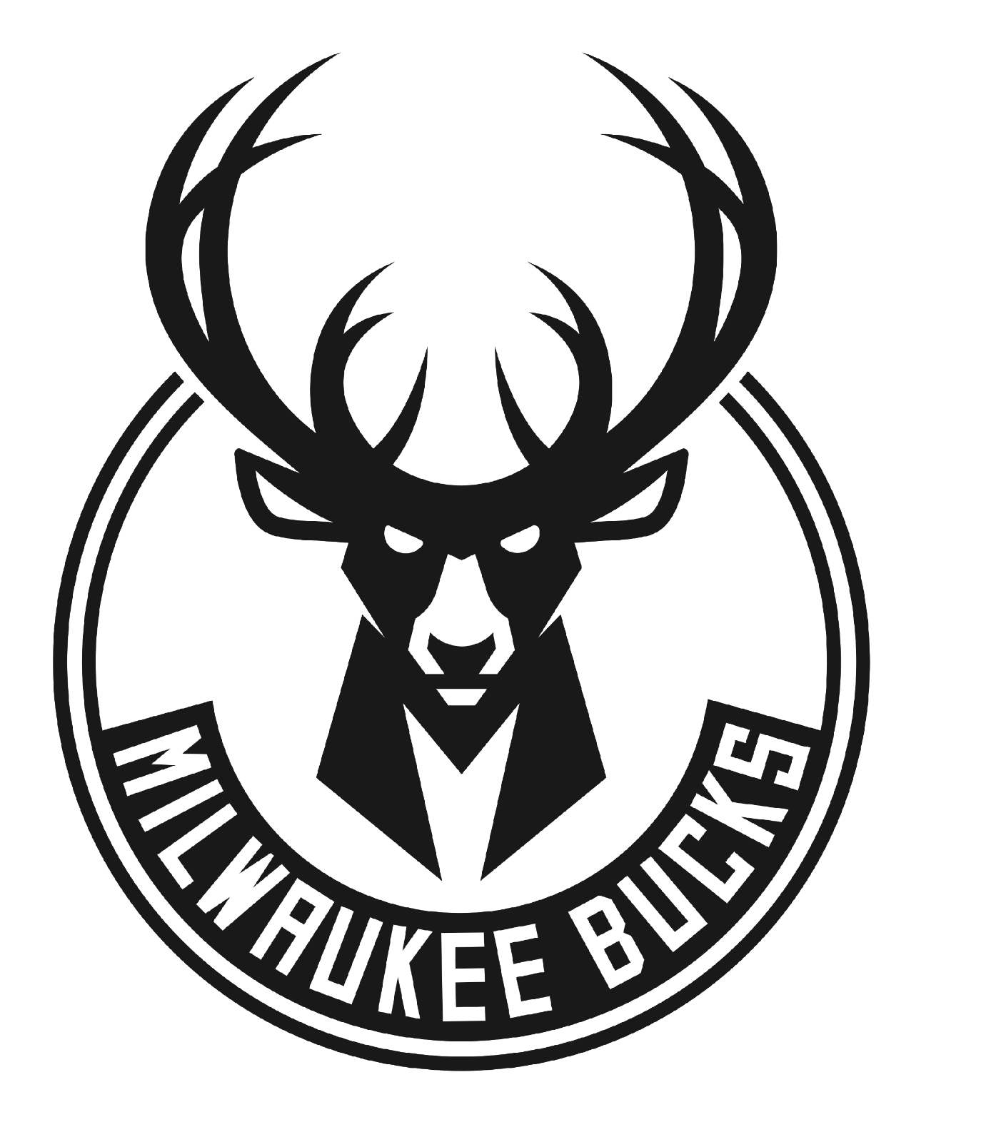 Milwaukee Bucks Logo - Milwaukee Bucks logo NBA Vinyl Decal Window Laptop Any Size Any Color