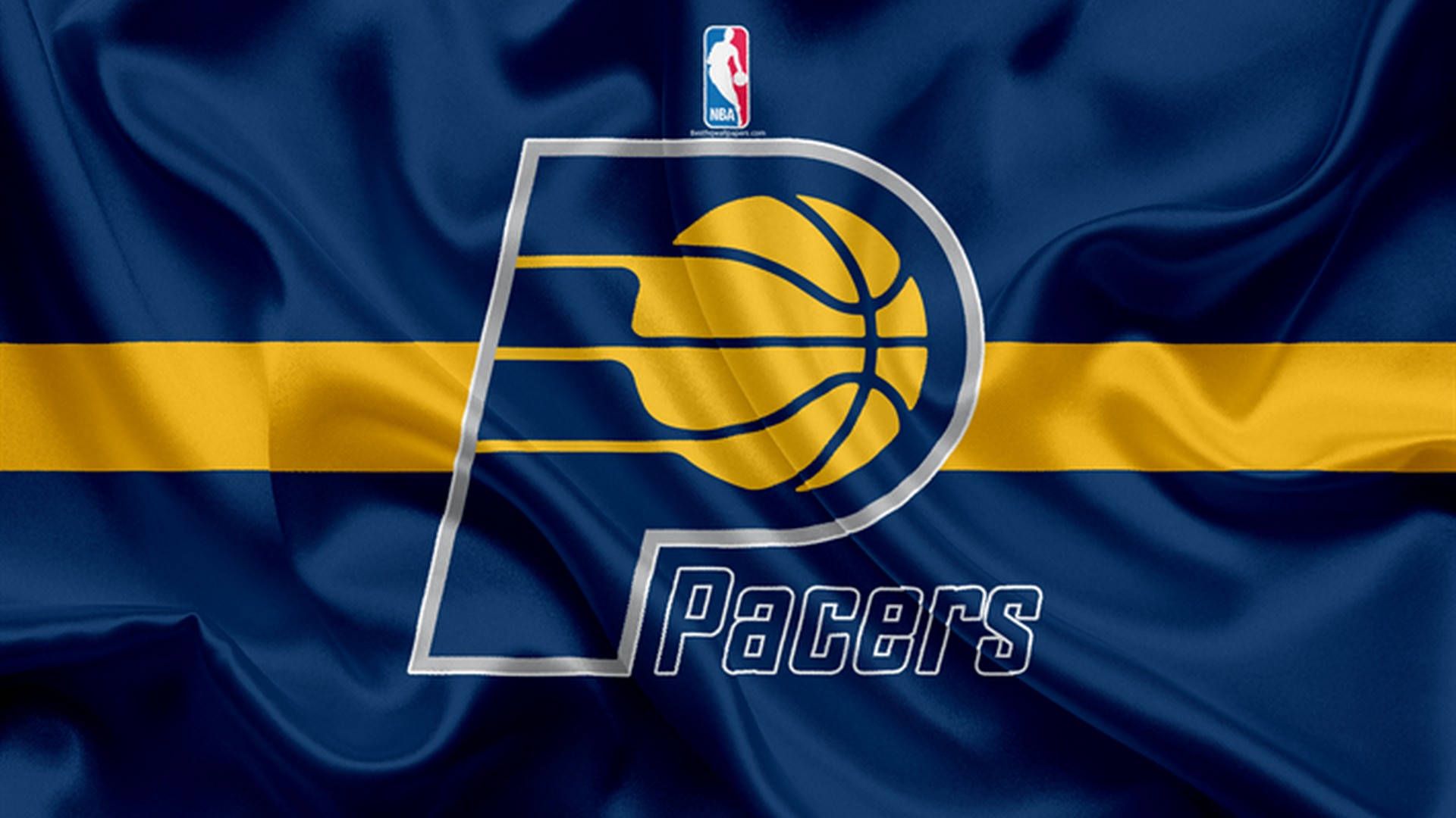 Indiana Pacers Logo - Download Indiana Pacers Logo Flag Wallpaper | Wallpapers.com