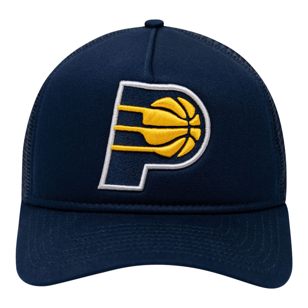 Indiana Pacers Logo - Adult Indiana Pacers Primary Logo 9Forty AF Trucker Hat in Navy by New –  Pacers Team Store
