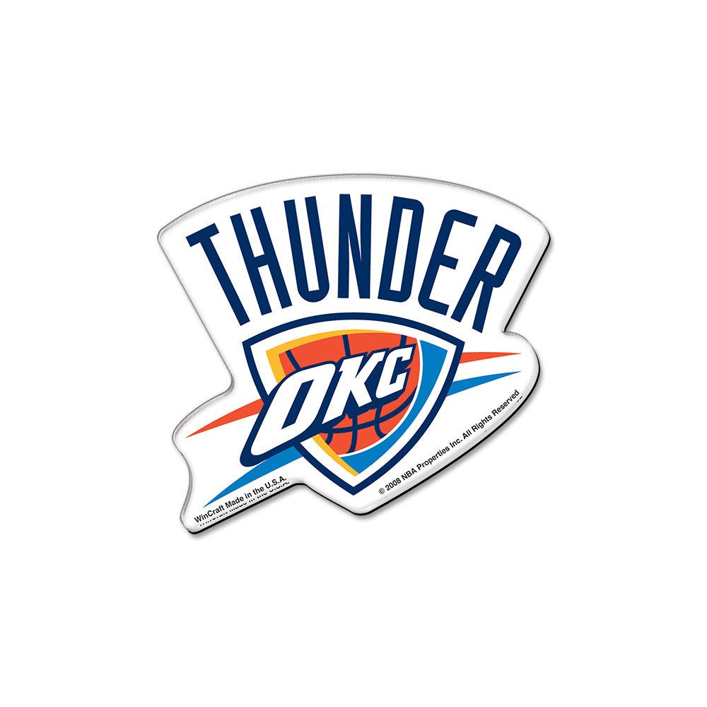 Oklahoma City Thunder Logo - OKLAHOMA CITY THUNDER HD ACRYLIC MAGNET | Official OKC Thunder Shop