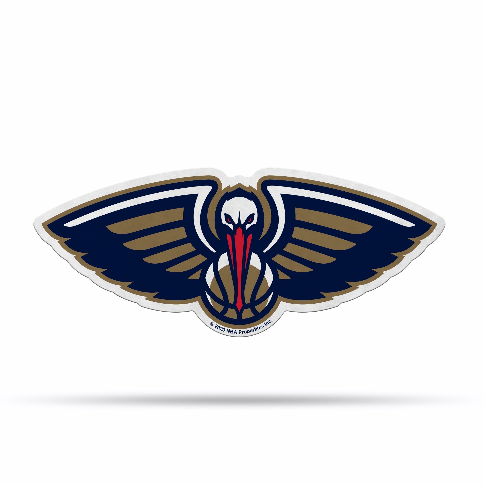 New Orleans Pelicans Logo - NBA New Orleans Pelicans Classic Team Logo Shape Cut Pennant - Home an