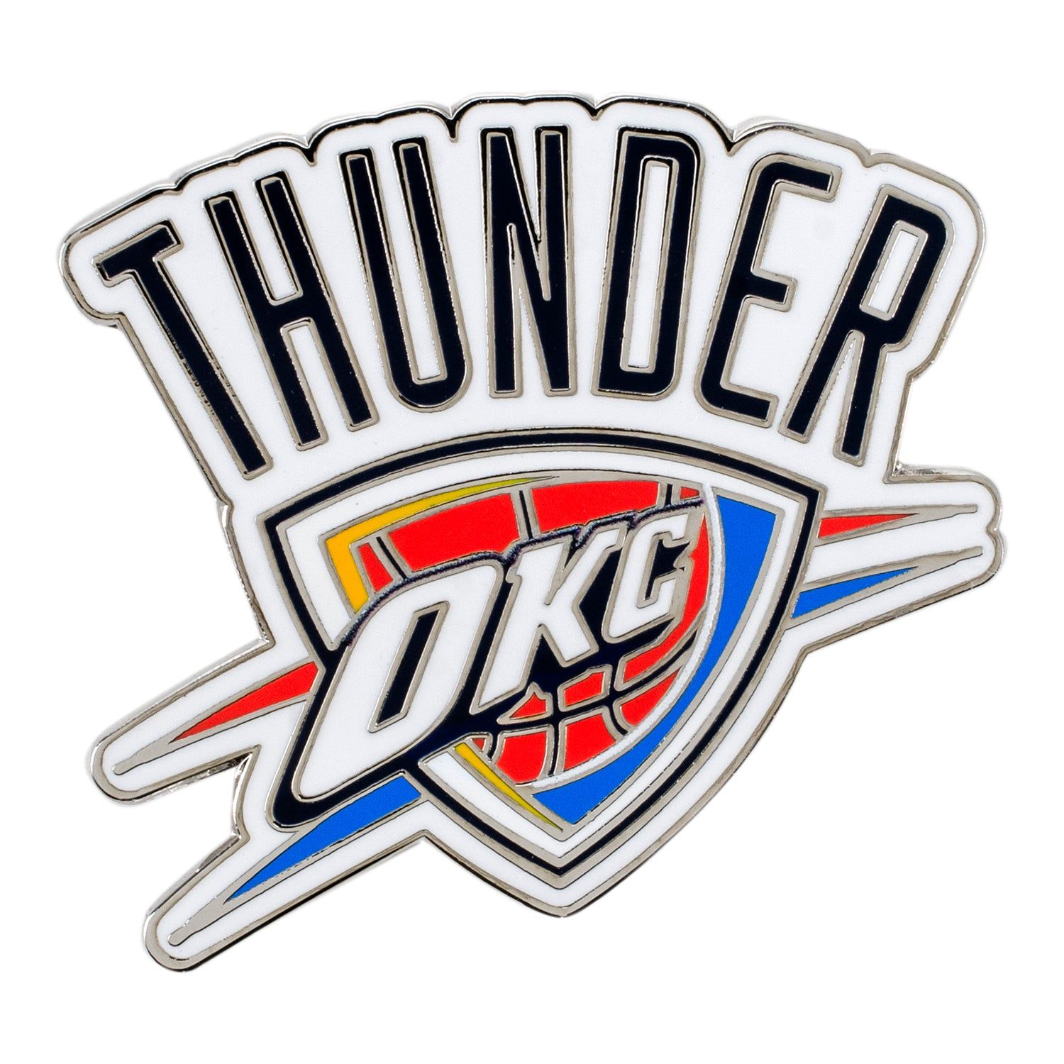 Oklahoma City Thunder Logo - Oklahoma City Thunder Global Logo Hatpin