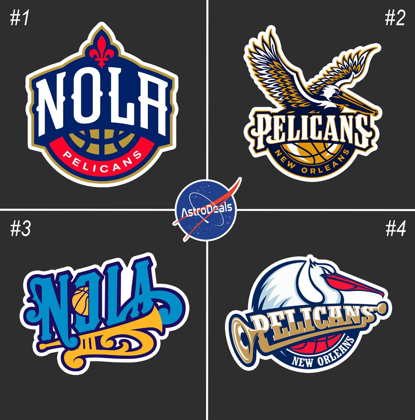New Orleans Pelicans Logo - New Orleans Pelicans Basketball Team Logo NBA Sticker Vinyl Decal *Size:  3