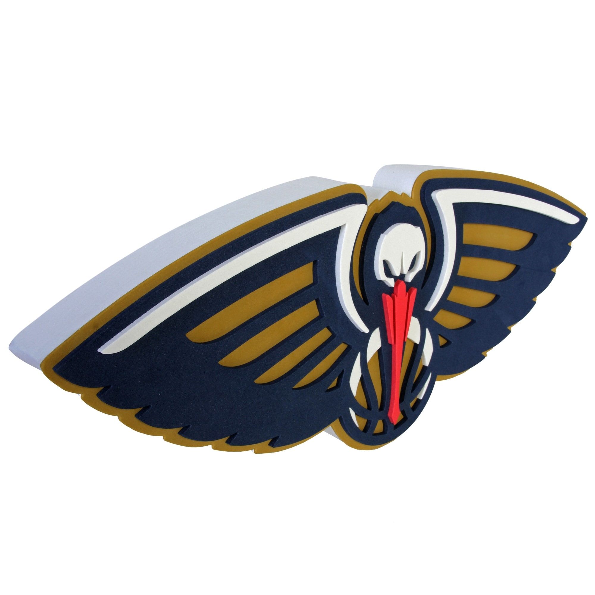 New Orleans Pelicans Logo - New Orleans Pelicans 3D Foam Logo Sign