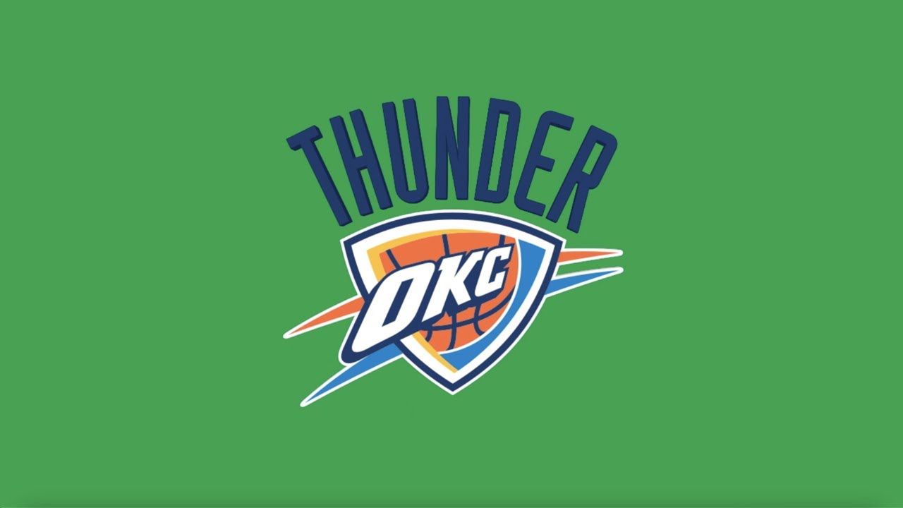 Oklahoma City Thunder Logo - Oklahoma City Thunder NBA ​Logo on a Green Screen | FREE HD GreenScreen (No  copyright)