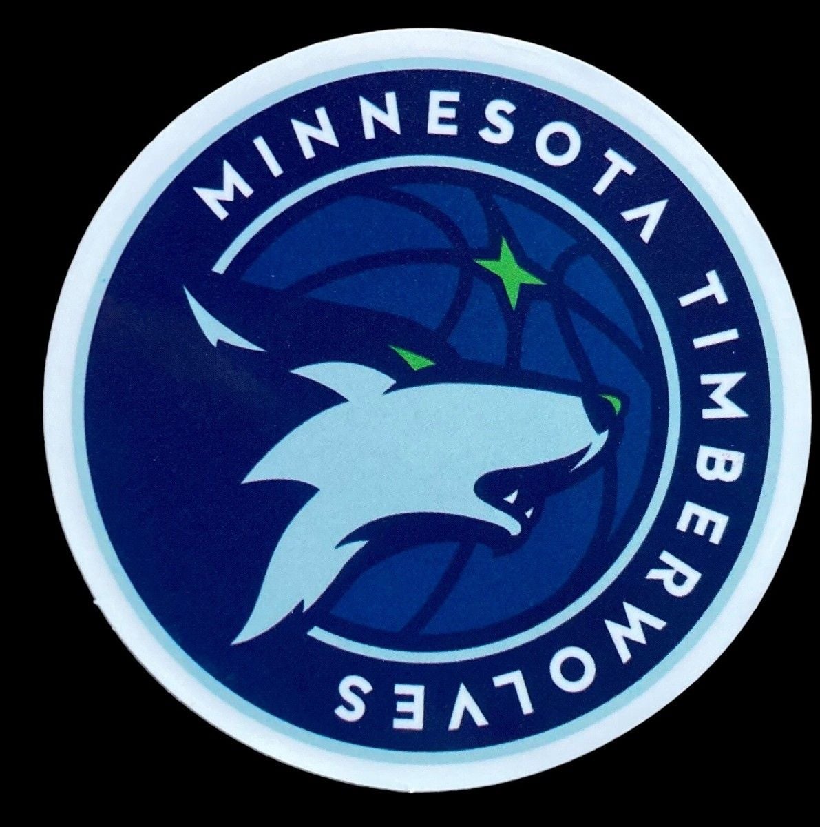Minnesota Timberwolves Logo - Minnesota Timberwolves Sticker Decal NBA Basketball 2.25”x2.25” | eBay