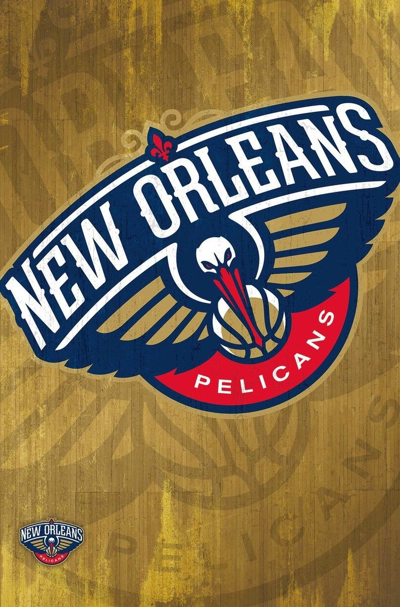 New Orleans Pelicans Logo - NBA New Orleans Pelicans - Logo Poster