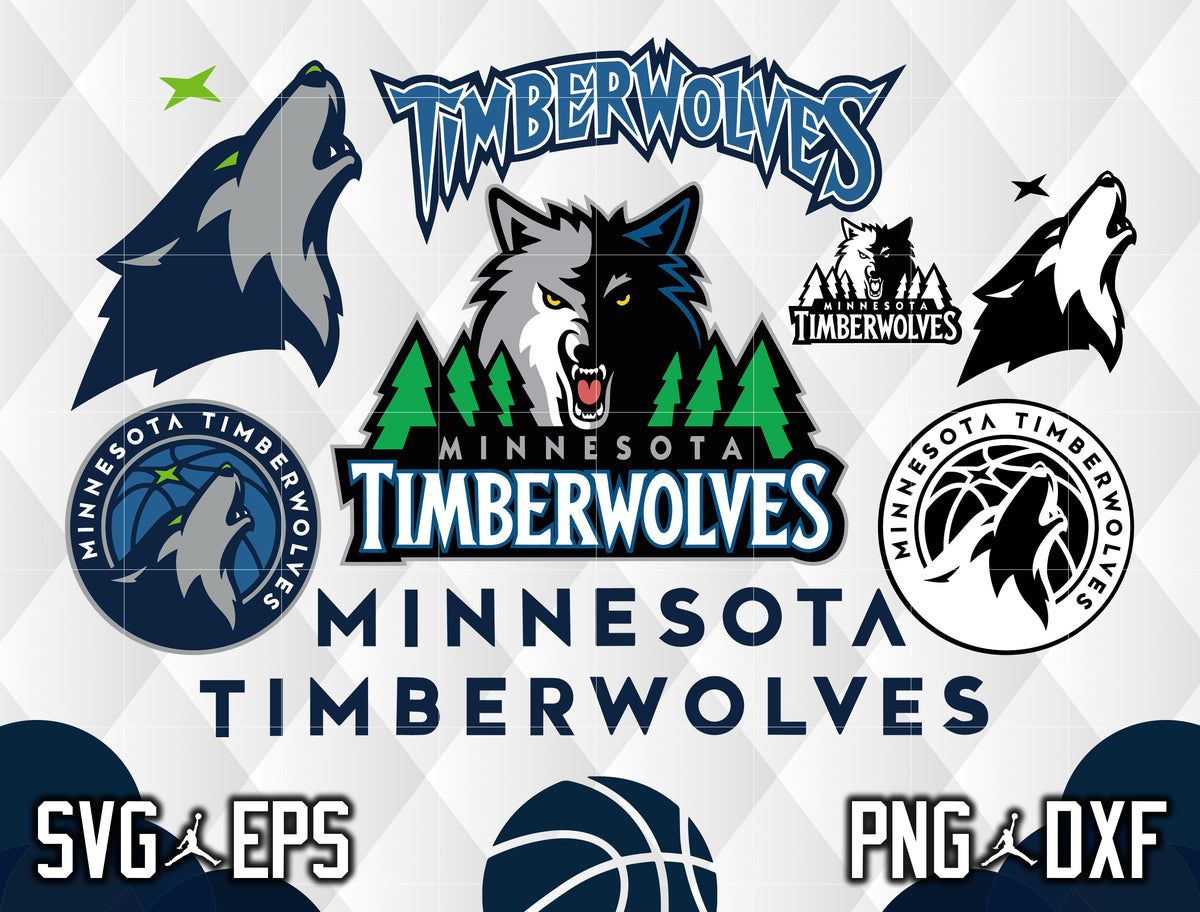 Minnesota Timberwolves Logo - Bundle Minnesota Timberwolves Logo svg eps dxf png file – lasoniansvg