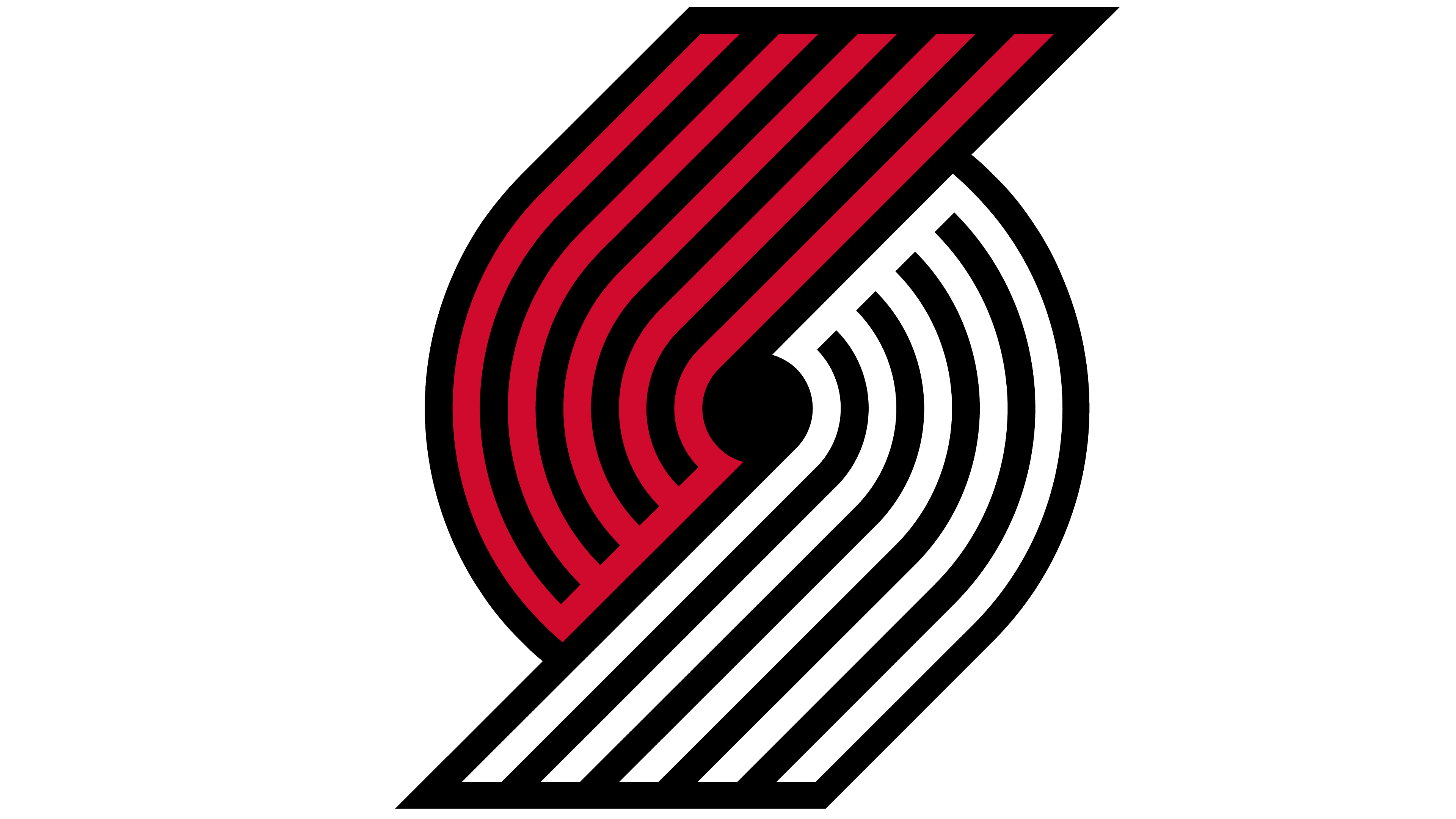 Portland Trail Blazers Logo - I guess the new owner likes logos with black hole in the middle, with  similar colors. Carolina Hurricanes logo vs. Portland Trail Blazers logo :  r/ripcity