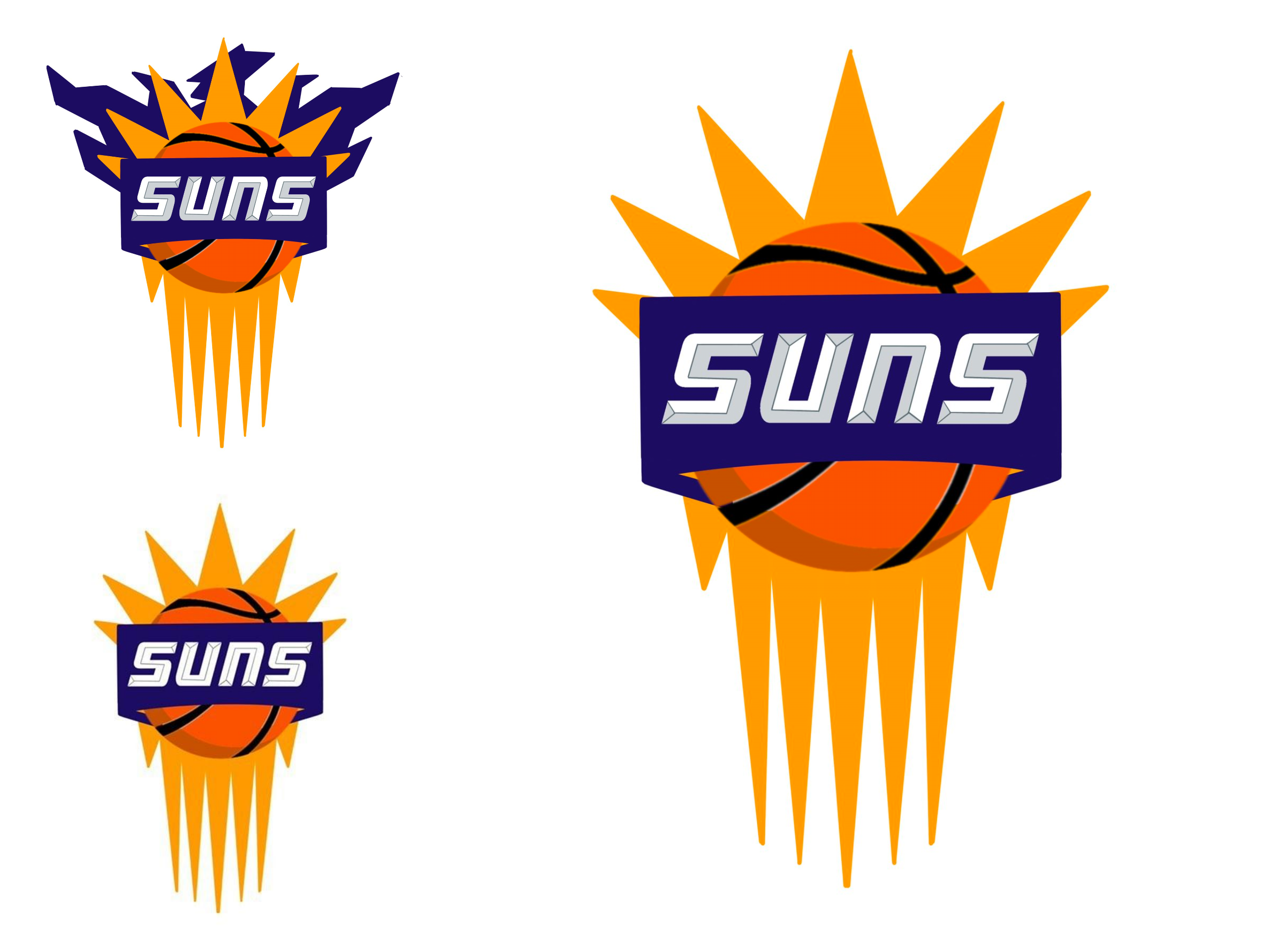 Phoenix Suns Logo - New Suns Logo - So I was gonna wait until the final version was done, but  here's a look at a new Suns logo I'm working on. Give me lots of feedback,