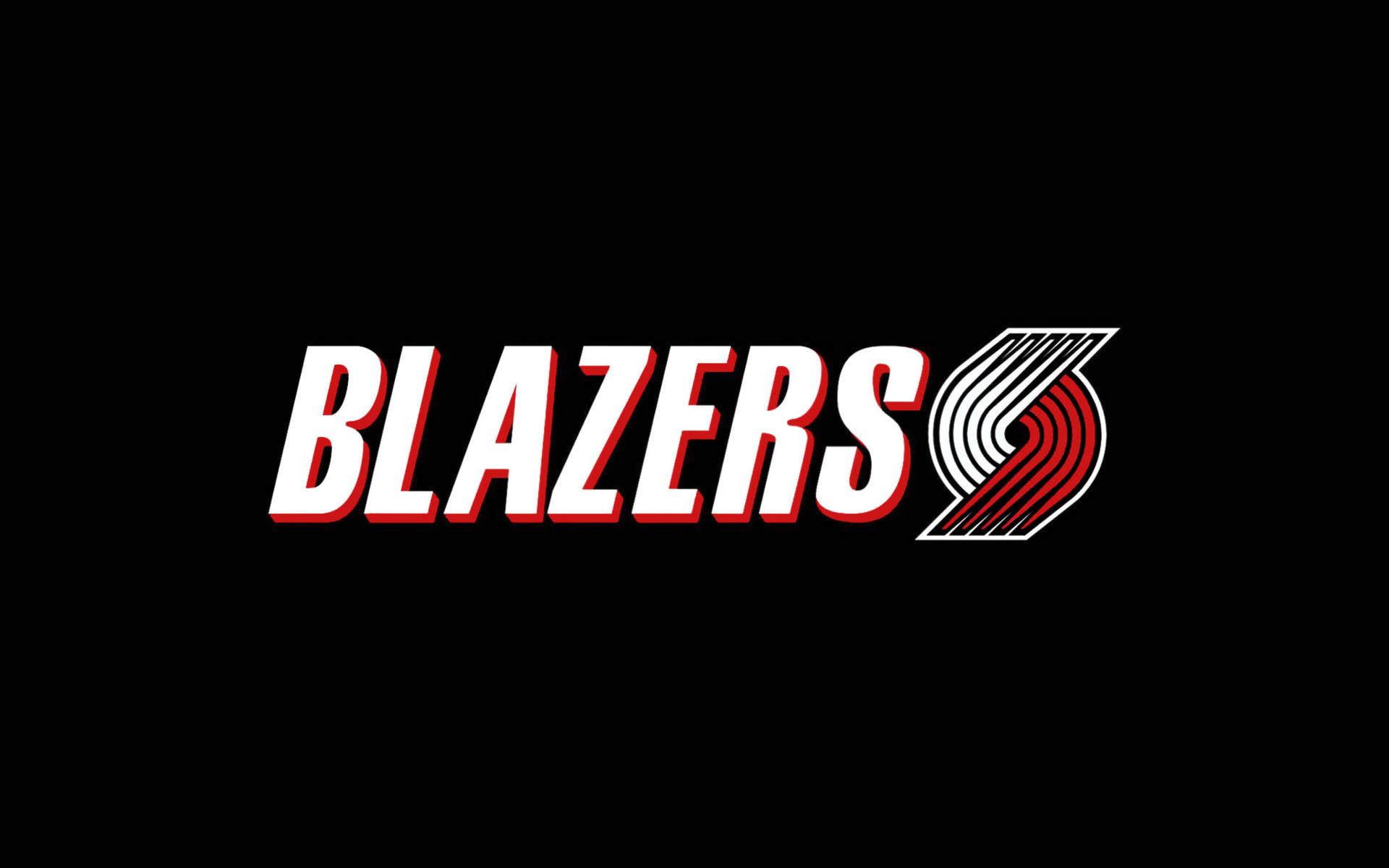 Portland Trail Blazers Logo - Download Portland Trail Blazers Logo on a Black Backdrop Wallpaper |  Wallpapers.com