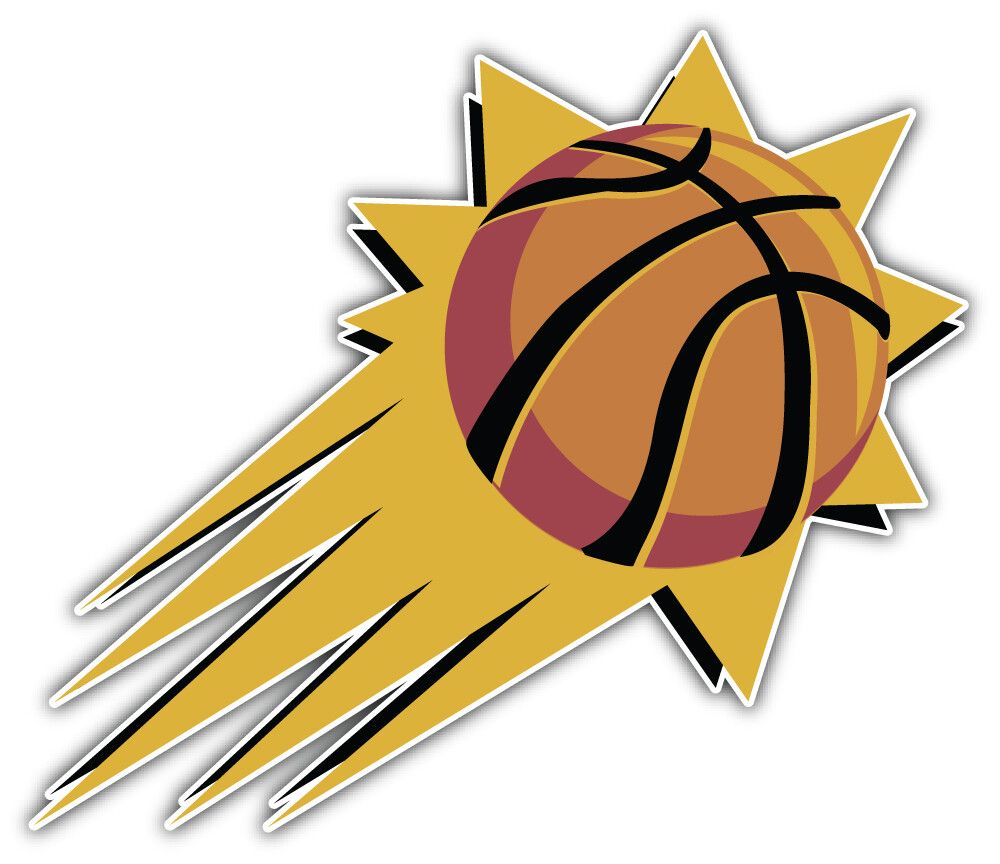 Phoenix Suns Logo - Phoenix Suns NBA Basketball Sport Logo Car Bumper Sticker Decal 