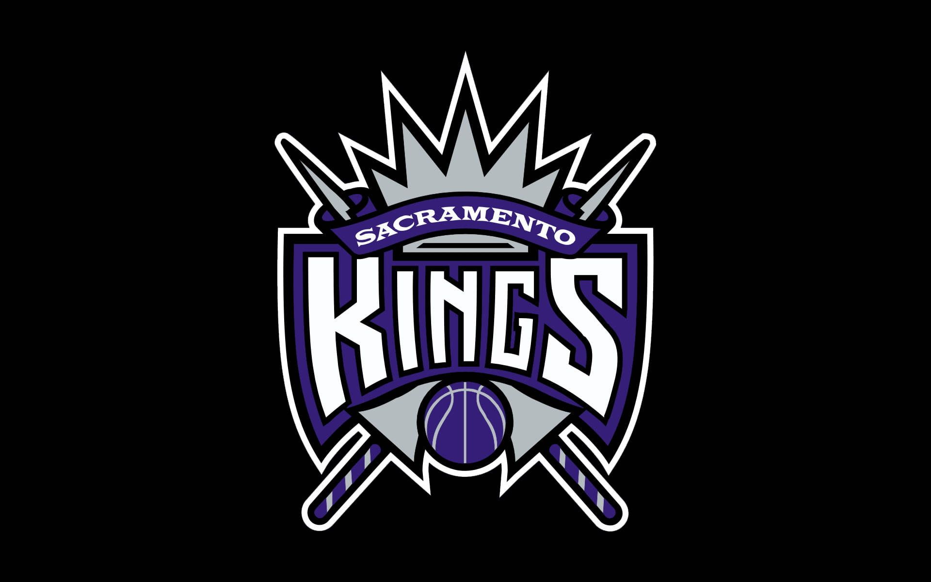 Sacramento Kings Logo - Download Sacramento Kings Logo In Black Wallpaper | Wallpapers.com