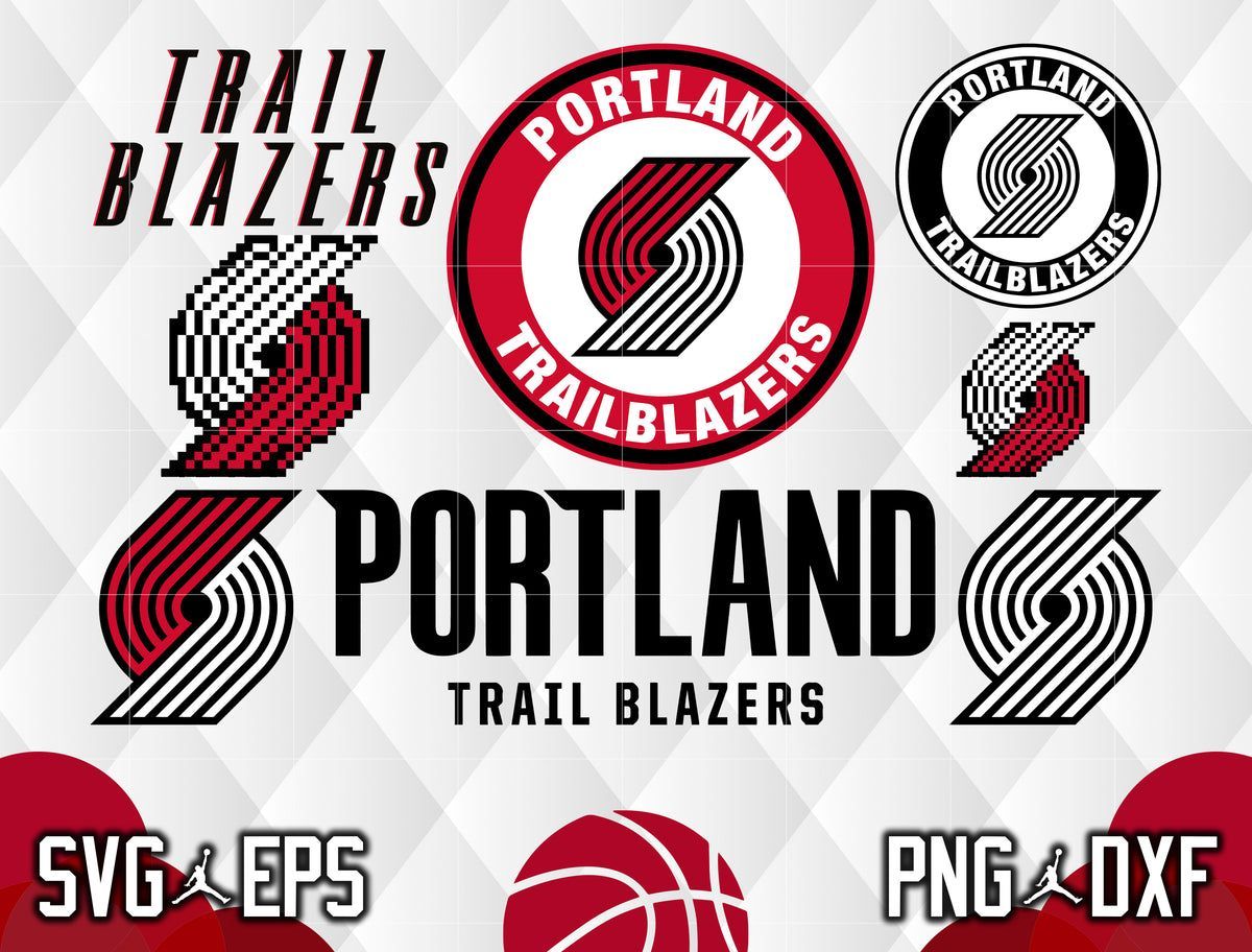 Portland Trail Blazers Logo - Bundle Portland Trail Blazers Logo svg eps dxf png file – lasoniansvg