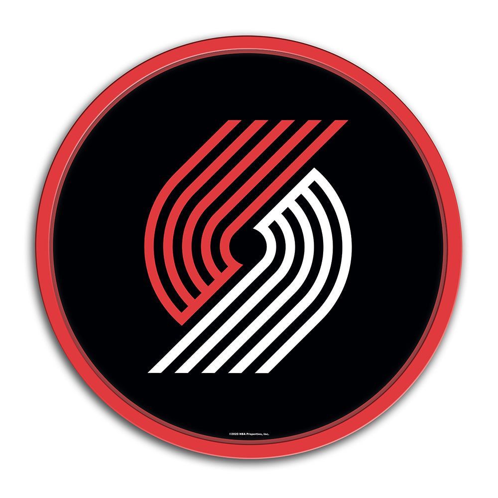 Portland Trail Blazers Logo - Buy NBA Portland Trail Blazers Modern Disc Wall Sign – ProFootballStuff