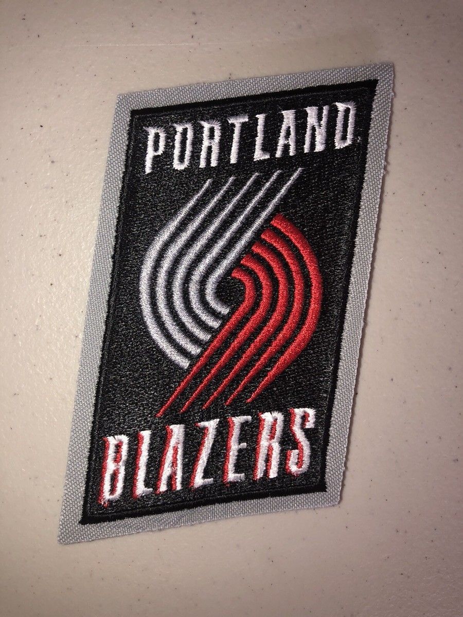 Portland Trail Blazers Logo - NBA Portland Blazers Embroidered Patch Trailblazers New In Package