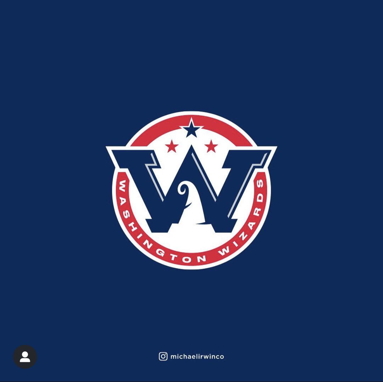 Washington Wizards Logo - Washington Wizards Logo Concept by Michael Irwin : r/washingtonwizards
