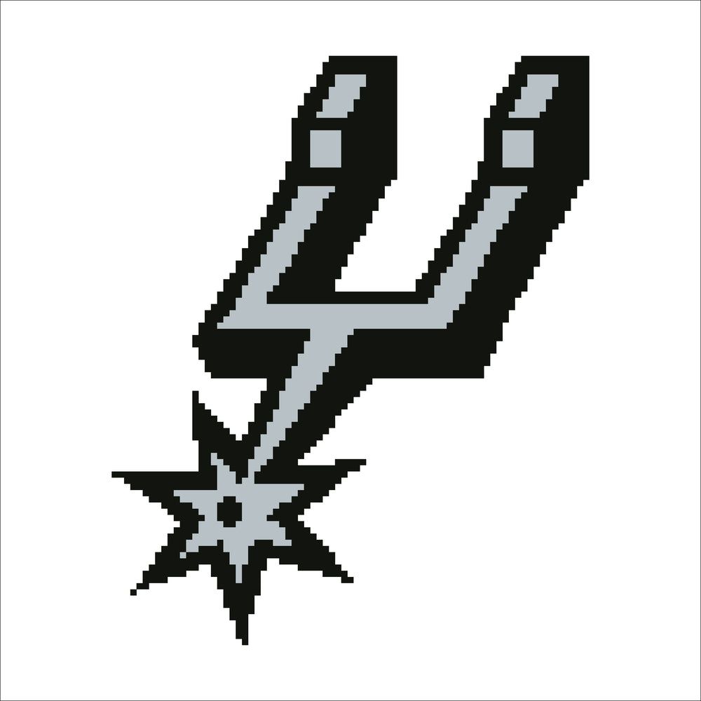 San Antonio Spurs Logo - NBA San Antonio Spurs | Diamond Painting Kits Basketball | Diamond Dotz –  DIAMOND DOTZ