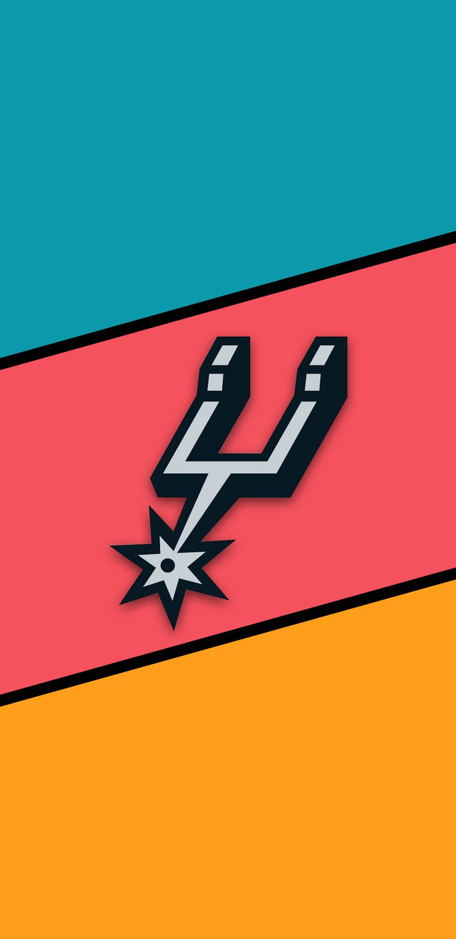 San Antonio Spurs Logo - Download Classic Retro San Antonio Spurs Logo Wallpaper | Wallpapers.com