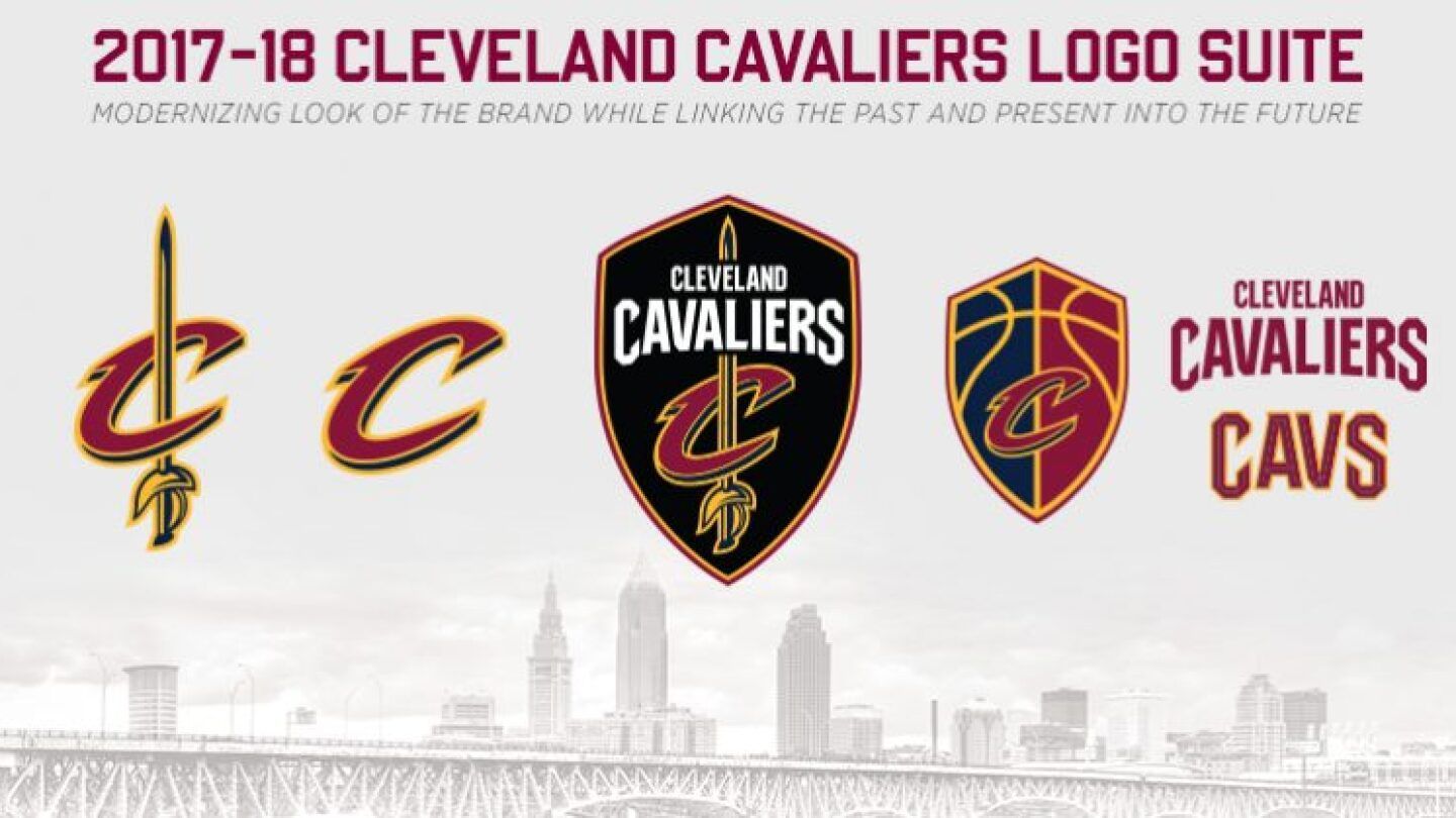 Cleveland Cavs Logo - Cavaliers unveil new logos (photo) - NBC Sports