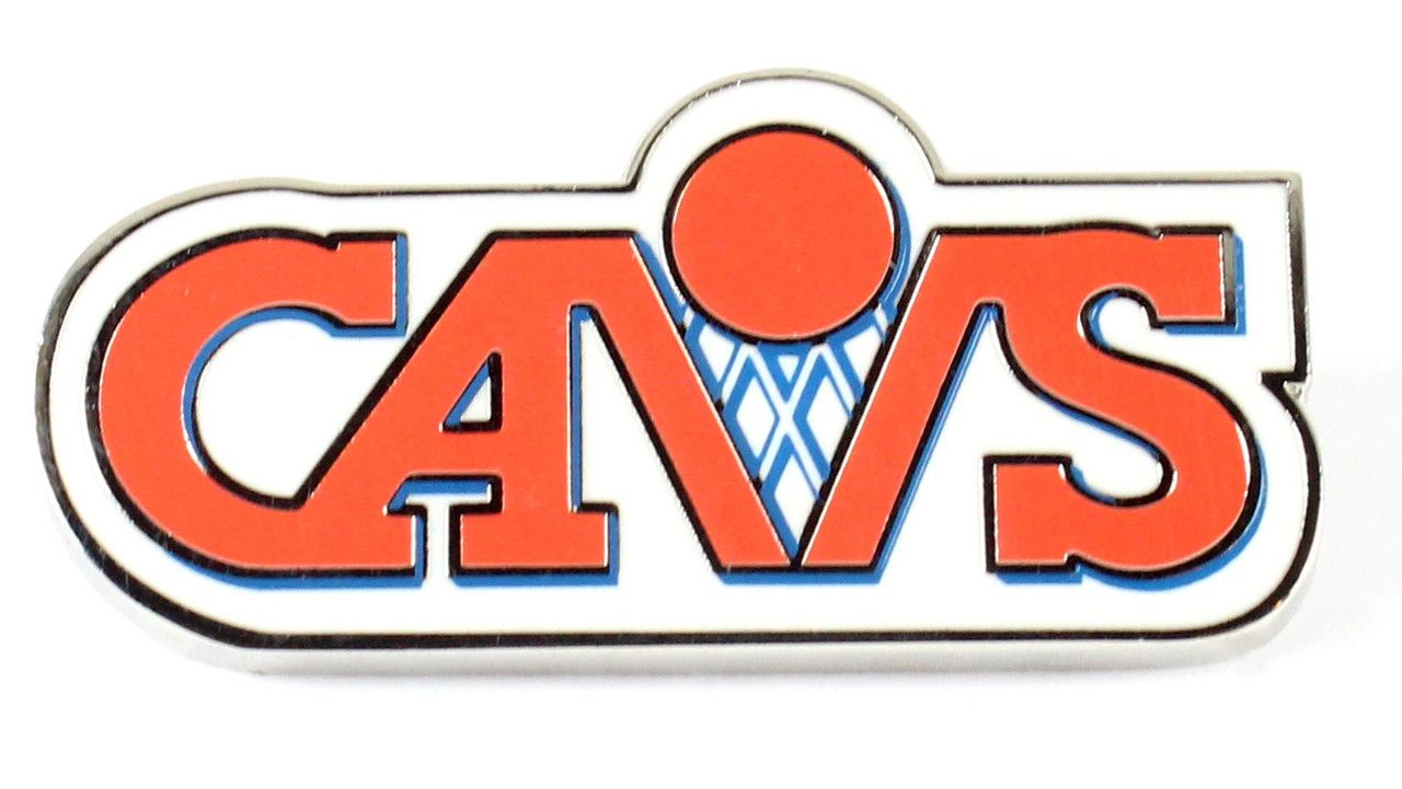 Cleveland Cavs Logo - Cleveland Cavaliers Vintage Logo Pin - 1990