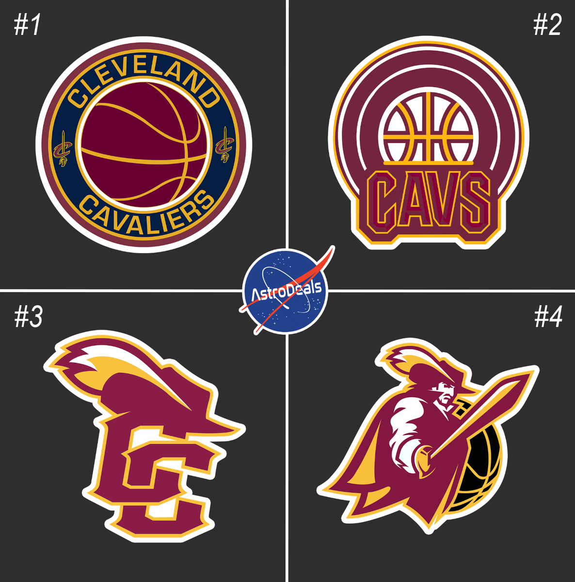 Cleveland Cavs Logo - Cleveland Cavaliers Basketball Team Logo NBA Sticker Decal Vinyl *Size:  3