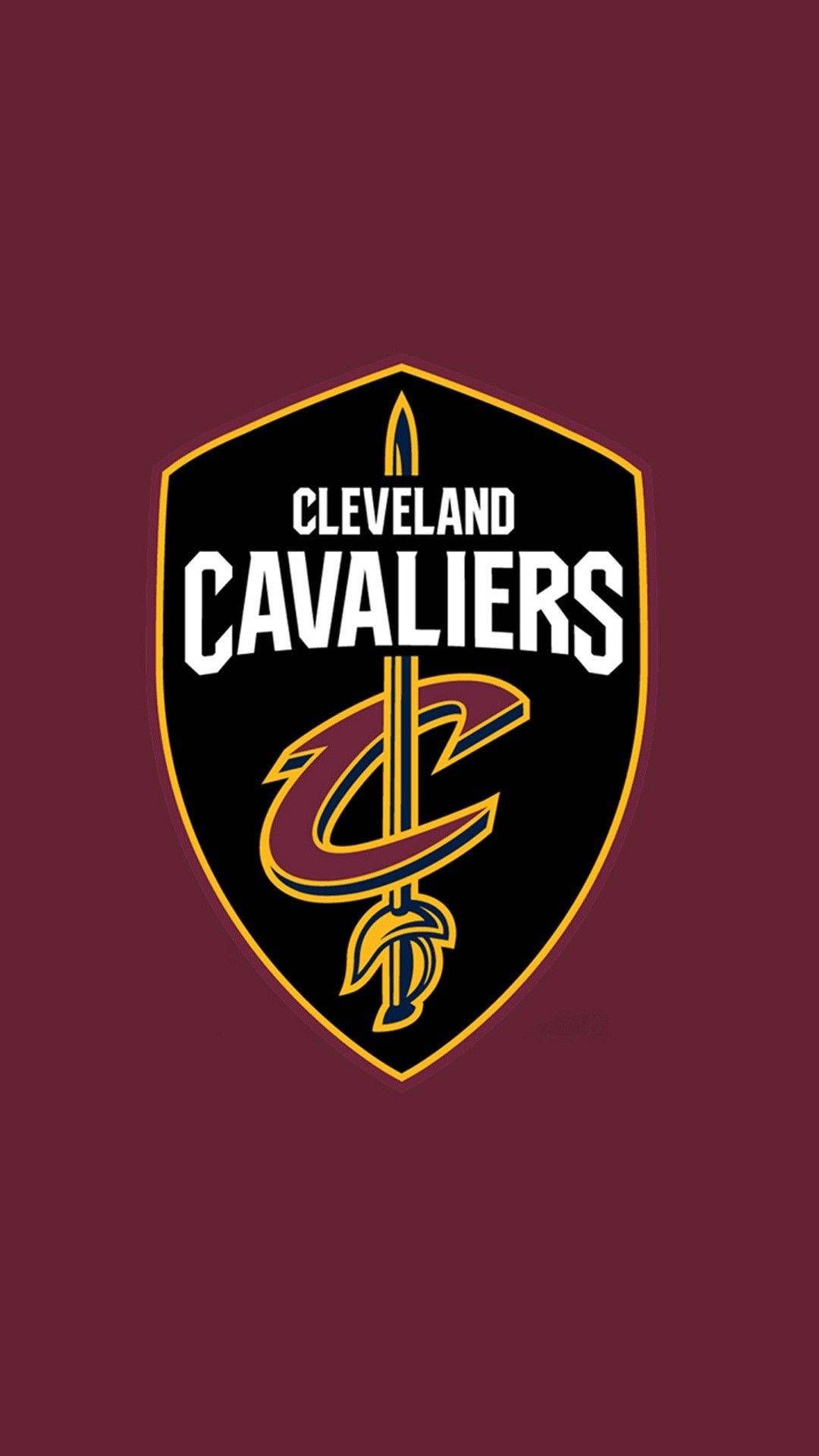 Cleveland Cavs Logo - Download NBA iPhone Cleveland Cavaliers Shield Logo Wallpaper |  Wallpapers.com