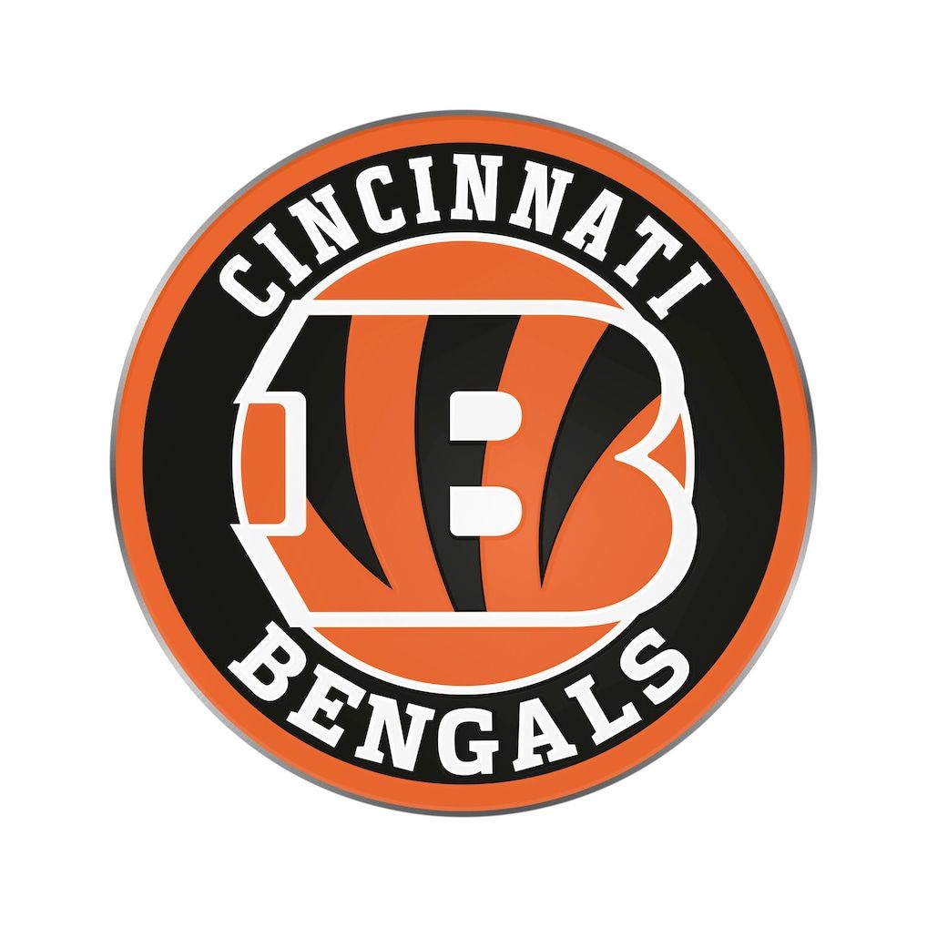 Cincinnati Bengals Logo - Cincinnati Bengals Logo Brands Embossed Color Auto Emblem