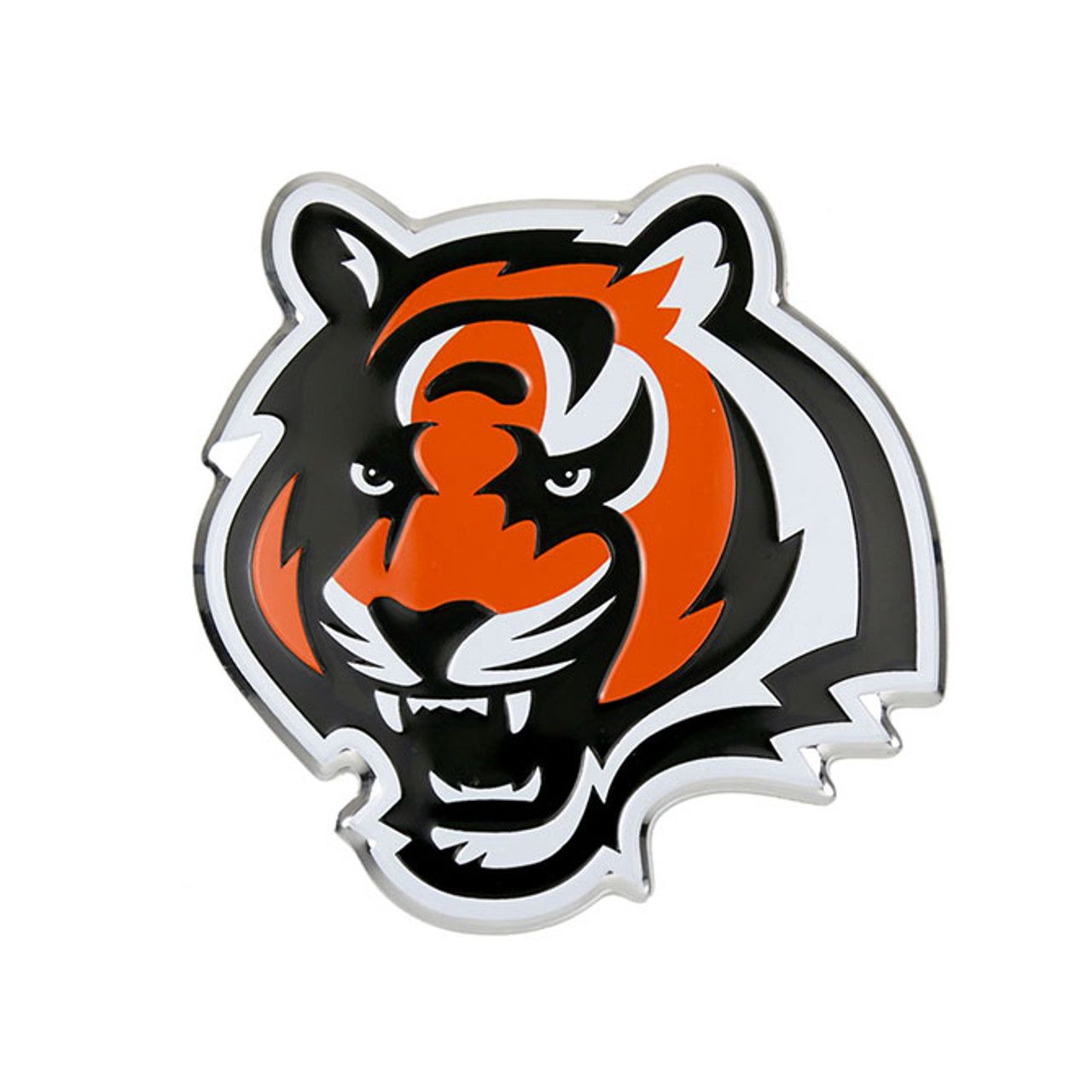 Cincinnati Bengals Logo - Cincinnati Bengals Aluminum Embossed Football Logo Emblem