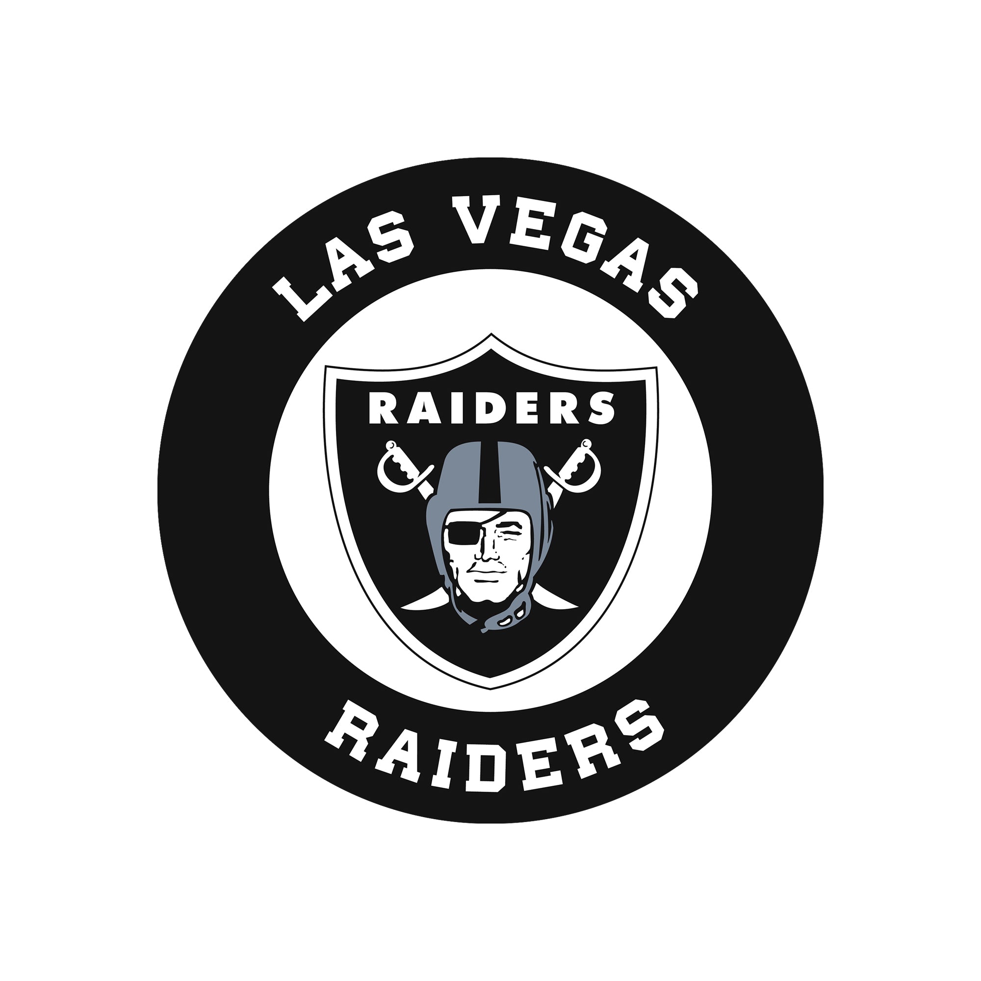 Las Vegas Raiders Logo - Las Vegas Raiders - Circle Logo 12