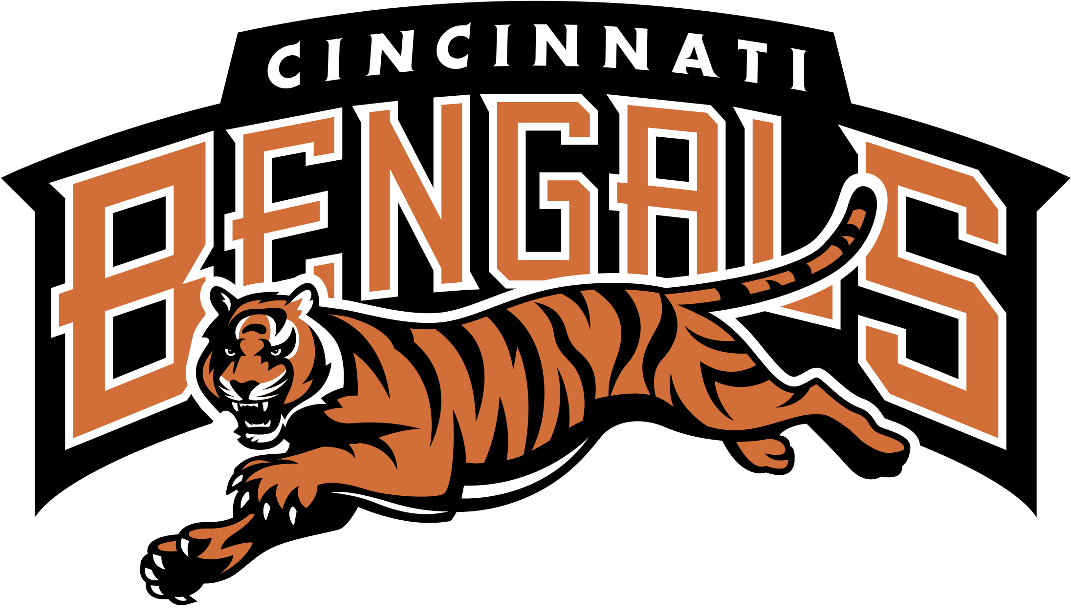 Cincinnati Bengals Logo - Cincinnati Bengals Logo With Tiger Symbol Clipart PNG Transparent  Background, Free Download #49658 - FreeIconsPNG