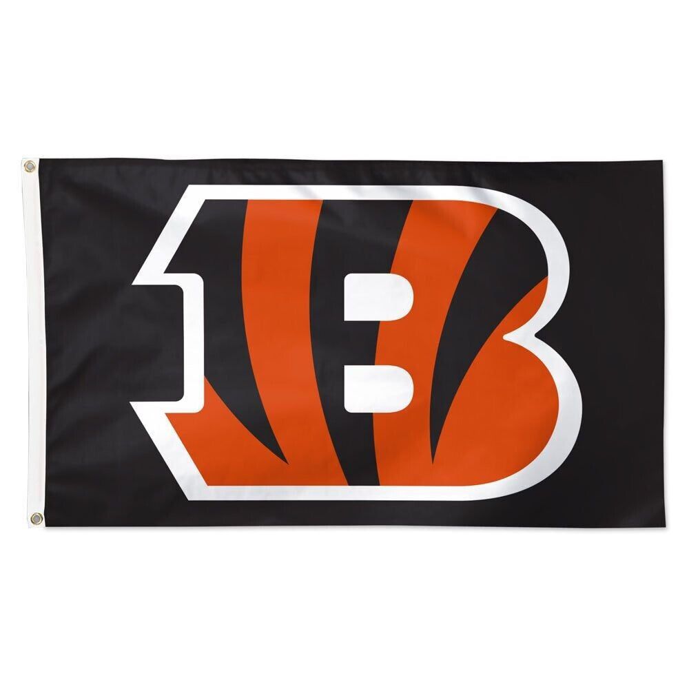 Cincinnati Bengals Logo - CINCINNATI BENGALS LOGO TEAM FLAG - 3' X 5'