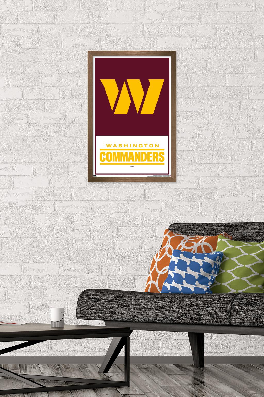 Washington Commanders Logo - NFL Washington Commanders - Logo 22 Wall Poster, 14.725