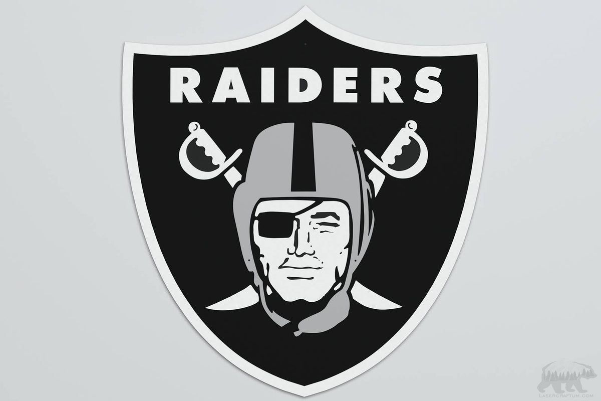 Las Vegas Raiders Logo - Las Vegas Raiders Layered Design for cutting - LaserCraftum