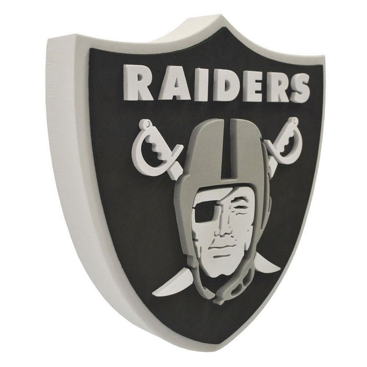Las Vegas Raiders Logo - New NFL Las Vegas Raiders 3D Fan Foam Logo Holding / Wall Sign 13.9